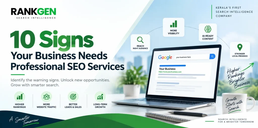 10 Signs Your Business Needs Professional SEO Services